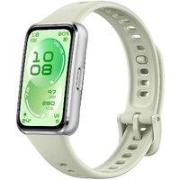 Huawei Band 11 (серебристый алюминиевый корпус, с зеленым силиконовым ремешком, международная версия)