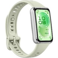 Фитнес-браслет Huawei Band 11 (серебристый алюминиевый корпус, с зеленым силиконовым ремешком, международная версия) - Превью изображения №3 — Интернет-магазин ПроЗаказ