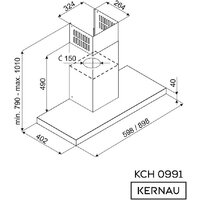 Кухонная вытяжка Kernau KCH 0991 B Kitchen Connect - Превью изображения №2 — Интернет-магазин ПроЗаказ