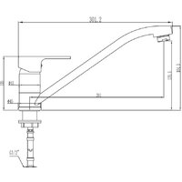 Смеситель Voda Snow SW 05 K - Превью изображения №2 — Интернет-магазин ПроЗаказ