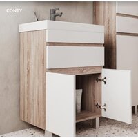  Volna Тумба с умывальником Conty 70.2D.1Y Lake 70 (напольная) - Превью изображения №4 — Интернет-магазин ПроЗаказ