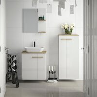  Lauter Тумба под умывальник Adri 59 (белый глянец) - Превью изображения №3 — Интернет-магазин ПроЗаказ