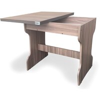 Кухонный стол Анмикс Раскладной ИП 01-340000 (ЛДСП, ясень шимо темный) - Превью изображения №3 — Интернет-магазин ПроЗаказ