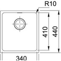 Кухонная мойка Franke Sirius SID 110-34 125.0443.350 (оникс) - Превью изображения №2 — Интернет-магазин ПроЗаказ