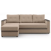 Диван Mio Tesoro Атланта Лайт 111 (Savana Camel/Ecostile Chocolate) - Превью изображения №2 — Интернет-магазин ПроЗаказ