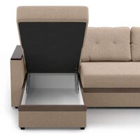 Диван Mio Tesoro Атланта Лайт 111 (Savana Camel/Ecostile Chocolate) - Превью изображения №6 — Интернет-магазин ПроЗаказ