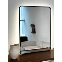 Зеркало с подсветкой  EMZE Smartphone 50х70 LED.UV.SMART.50.70.CHE.4K (черный с УФ-окантовкой и подсветкой) - Превью изображения №9 — Интернет-магазин ПроЗаказ