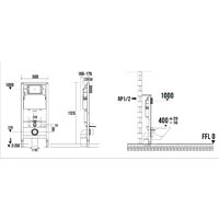 Инсталляция для унитаза TERMINUS 31i50х112RХП - Превью изображения №7 — Интернет-магазин ПроЗаказ