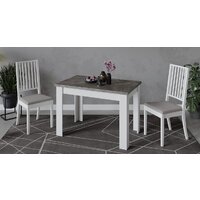 Кухонный стол Трия Промо тип 4 (белый/ателье темный) - Превью изображения №3 — Интернет-магазин ПроЗаказ