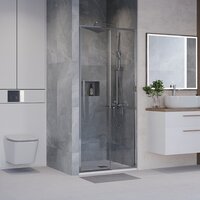 Душевая дверь Niagara NG-64-11A 110x195 (хром/прозрачное стекло) - Превью изображения №8 — Интернет-магазин ПроЗаказ