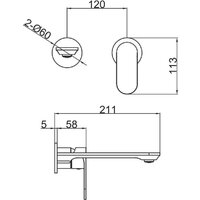 Смеситель Fashun A1185-7 (черный) - Превью изображения №3 — Интернет-магазин ПроЗаказ