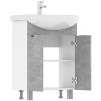  Volna Тумба под умывальник Vario Z 50.2D Рива (бетон, напольная) - Превью изображения №2 — Интернет-магазин ПроЗаказ