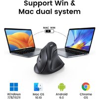 Вертикальная мышь Ugreen MU008 25444 (черный) - Превью изображения №2 — Интернет-магазин ПроЗаказ