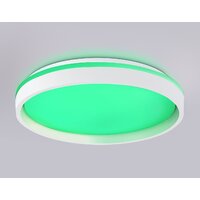 Припотолочная люстра Ambrella light Orbital FZ607 WH/GD (белый/золото) - Превью изображения №11 — Интернет-магазин ПроЗаказ