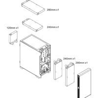 Корпус Thermaltake S100 TG Snow Edition CA-1Q9-00S6WN-00 - Превью изображения №12 — Интернет-магазин ПроЗаказ