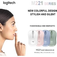 Мышь Logitech M221 (голубой) - Превью изображения №5 — Интернет-магазин ПроЗаказ