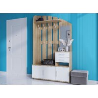 Стенка Сокол ВШ-2.2 (дуб сонома/белый) - Превью изображения №3 — Интернет-магазин ПроЗаказ