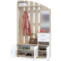 Стенка Сокол ВШ-2.2 (дуб сонома/белый) - Превью изображения №2 — Интернет-магазин ПроЗаказ