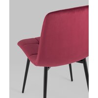 Стул Stool Group Одди AV 406N-Cbor-08 (велюр красный) - Превью изображения №7 — Интернет-магазин ПроЗаказ