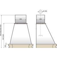 Кухонная вытяжка Elikor Пергола 90П-650-П3Л 281755 (бежевый/дуб неокрашенный, съемное обрамление) - Превью изображения №2 — Интернет-магазин ПроЗаказ