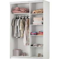 Шкаф-купе Аквилон Акцент №26 (белое сияние/цемент светлый) - Превью изображения №6 — Интернет-магазин ПроЗаказ