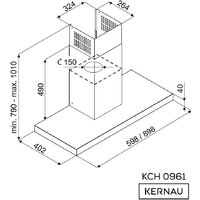 Кухонная вытяжка Kernau KCH 0961 B Kitchen Connect - Превью изображения №2 — Интернет-магазин ПроЗаказ