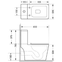 Унитаз напольный Lauter W09 P-TRAP 21900001 + гигиенический душ Jet 21TZ232BM (горизонтальный выпуск) - Превью изображения №20 — Интернет-магазин ПроЗаказ