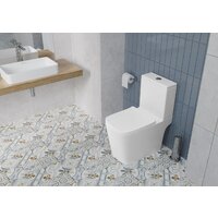 Унитаз напольный Lauter W09 P-TRAP 21900001 + гигиенический душ Jet 21TZ232BM (горизонтальный выпуск) - Превью изображения №15 — Интернет-магазин ПроЗаказ