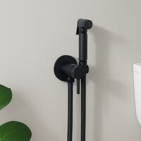 Унитаз напольный Lauter W09 P-TRAP 21900001 + гигиенический душ Jet 21TZ232BM (горизонтальный выпуск) - Превью изображения №16 — Интернет-магазин ПроЗаказ