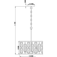 Подвесная люстра Escada 2102/4S Chrome - Превью изображения №6 — Интернет-магазин ПроЗаказ