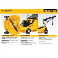 Газонокосилка Steher LM-33-1300 - Превью изображения №8 — Интернет-магазин ПроЗаказ