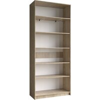 Шкаф-гармошка Евва Лайн ЛН-2D.450.01(0Z/0Z) (гикори кингстон) - Превью изображения №2 — Интернет-магазин ПроЗаказ