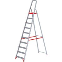 Лестница-стремянка Новая высота NV 311 алюминиевая профессиональная 9 ступеней - Превью изображения №2 — Интернет-магазин ПроЗаказ