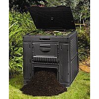 Компостер Keter E-Composter с базой (470л) - Превью изображения №2 — Интернет-магазин ПроЗаказ