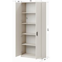 Шкаф распашной Involux Престон 226H044 (кашемир) - Превью изображения №3 — Интернет-магазин ПроЗаказ