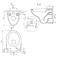 Унитаз подвесной Cersanit Delfi SET-DEL/Black/TPL/Cg-w - Превью изображения №2 — Интернет-магазин ПроЗаказ