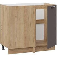 Шкаф напольный Трия Габриэлла 1Н9У (дуб крафт золотой/муссон) - Превью изображения №2 — Интернет-магазин ПроЗаказ