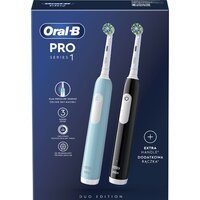 Комплект зубных щеток Oral-B Pro Series 1 D305.523.3H (2 шт, черный/бирюзовый) - Превью изображения №2 — Интернет-магазин ПроЗаказ