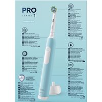 Комплект зубных щеток Oral-B Pro Series 1 D305.523.3H (2 шт, черный/бирюзовый) - Превью изображения №6 — Интернет-магазин ПроЗаказ