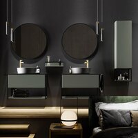  Lauter Полка Lea с рейлингом (серо-зеленый полуматовый) - Превью изображения №4 — Интернет-магазин ПроЗаказ