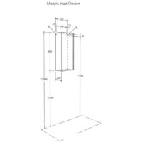  Акватон Шкаф для ванной Оливия подвесной 1A254703OLUGL - Превью изображения №4 — Интернет-магазин ПроЗаказ