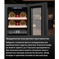 Винный шкаф MAUNFELD MBWC-56D17 - Превью изображения №11 — Интернет-магазин ПроЗаказ