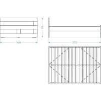 Кровать Mio Tesoro Нави 140x200 2.15.04.050.19 (кашемир) - Превью изображения №3 — Интернет-магазин ПроЗаказ