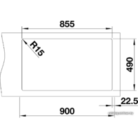 Кухонная мойка Blanco Andano 400/400-IF/A 525249 (с клапаном-автоматом, сатин) - Превью изображения №4 — Интернет-магазин ПроЗаказ