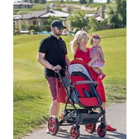 Универсальная коляска Lorelli Lora 2021 (2 в 1, luxe red elephants) - Превью изображения №20 — Интернет-магазин ПроЗаказ