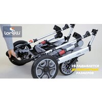 Универсальная коляска Lorelli Lora 2021 (2 в 1, luxe red elephants) - Превью изображения №45 — Интернет-магазин ПроЗаказ