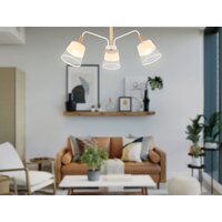 Люстра средней высоты Ambrella light TR4737/3 WH/LW - Превью изображения №7 — Интернет-магазин ПроЗаказ