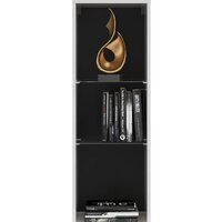Шкаф-витрина НК-Мебель Gloss 71373112 (белый/белый глянец) - Превью изображения №3 — Интернет-магазин ПроЗаказ
