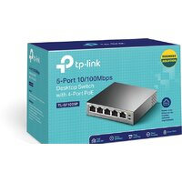 Неуправляемый коммутатор TP-Link TL-SF1005P V1 - Превью изображения №4 — Интернет-магазин ПроЗаказ