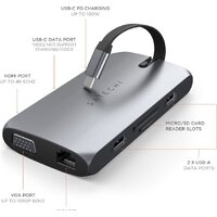 Док-станция Satechi USB-C On-The-Go Multiport Adapter ST-UCMBAM - Превью изображения №2 — Интернет-магазин ПроЗаказ
